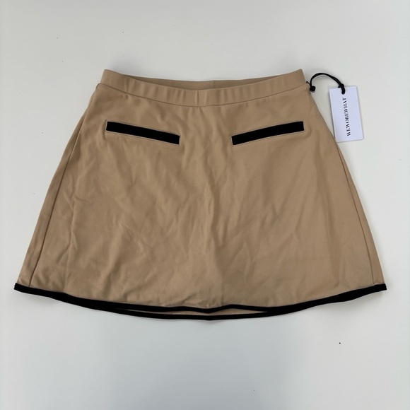 WeWoreWhat Beige High Rise Mini Skort Size Small, New with Tags! NWT - Picture 2 of 10
